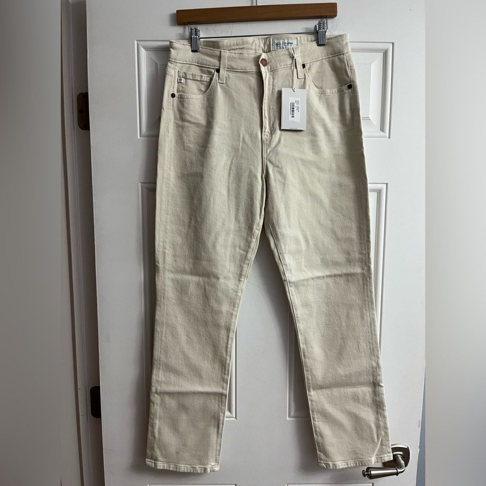 AG Adriano Goldschmied Jeans Womens High Rise Slim Straight NWT Size 31